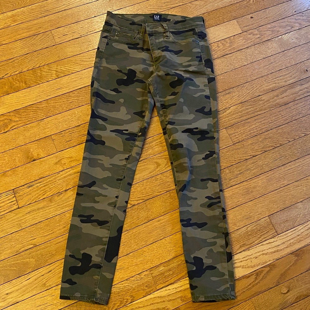 GAP Camouflage skinny jeans
